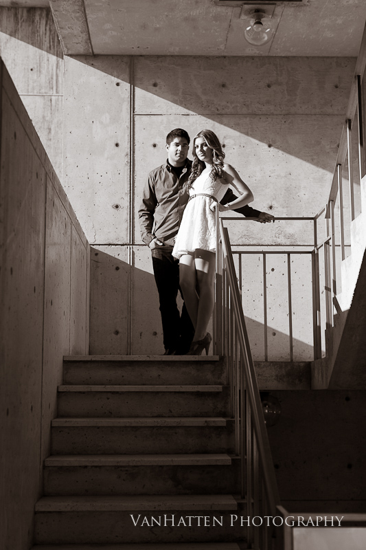 Salk Institute engagement pictures